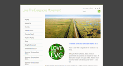 Desktop Screenshot of lovetheeverglades.org