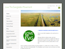 Tablet Screenshot of lovetheeverglades.org